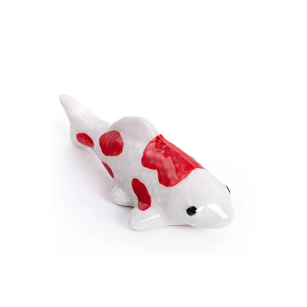 Koi Fish Porcelain Chopstick Rest