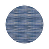 Tempo Knit Round Placemat - Deep Blue