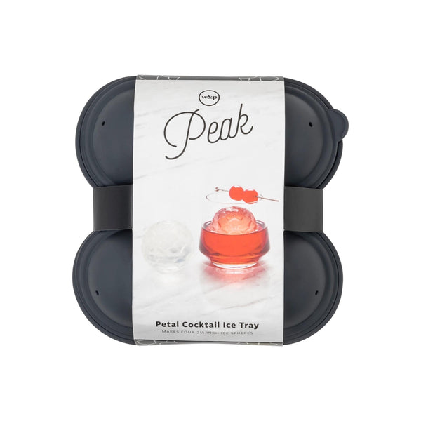Peak Ice Works Silicone Ice Tray - Petal - Charcoal