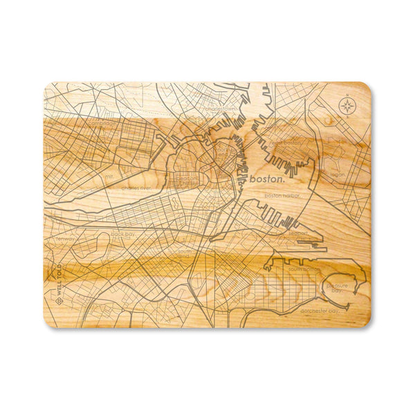 Etched Boston Radius Board - Boston