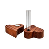 The Wooden Board  Reversible Wooden Heart Shape Vase/ Tealight Holder