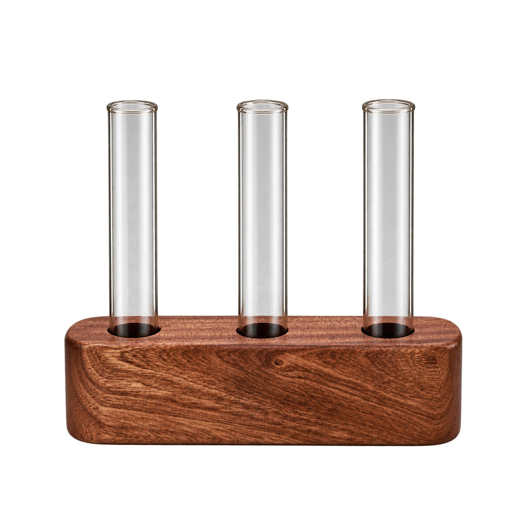 The Wooden Board Wooden Flower Holders - 3 Hole