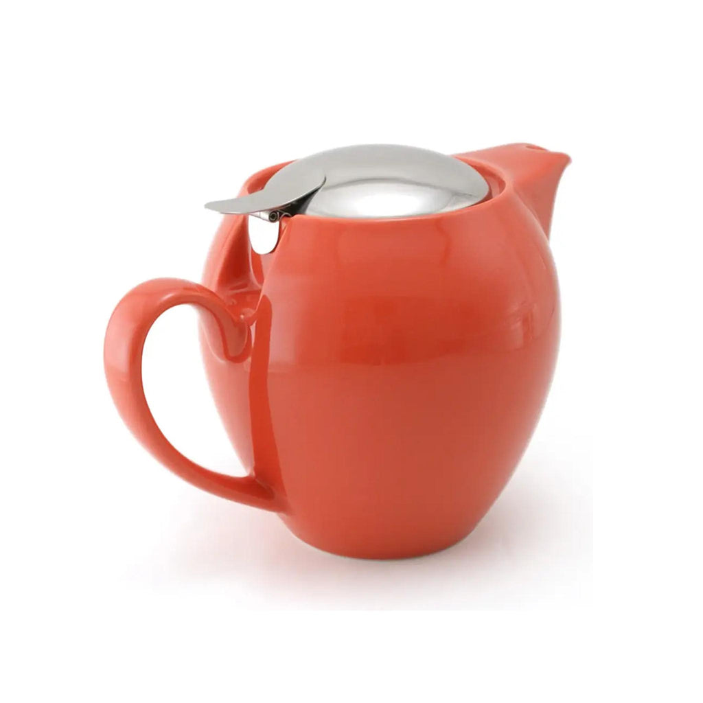 Bee House Round Ceramic Teapot 19.6oz  - Carrot