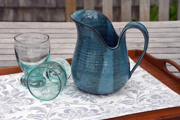 Kate McGuire Pitcher - Floating Blue