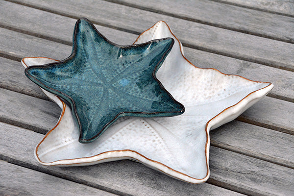 Kate McGuire Starfish Plate - Small Blue