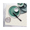 Contemporary Vinyl Placemat - Neutral Zoey - in use
