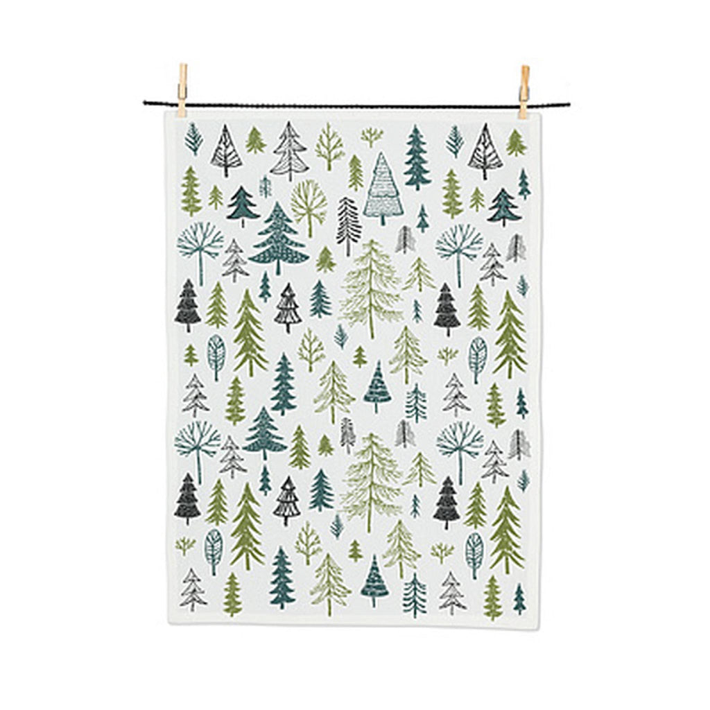 All Over Trees Tea Towel