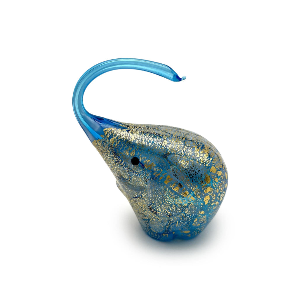 Murano Glass Little Elephant Collection - Blue