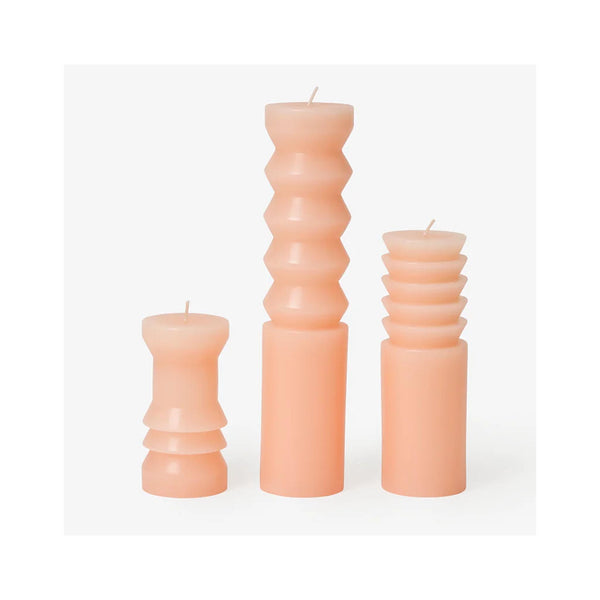 Areaware Totem Candles - Blush