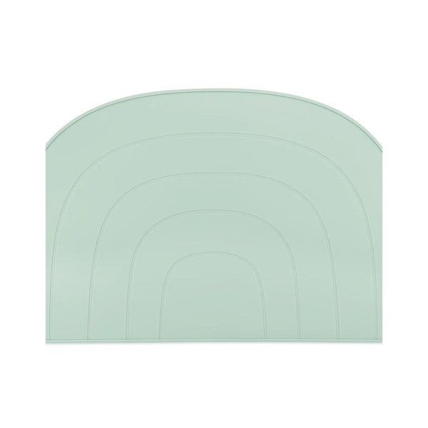 Ava + Oliver Rainbow Silicone Placemats - Mint