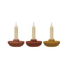 Stoneware Taper Candle Holders