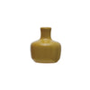 Mini Stoneware Bud Vases - Small Ochre
