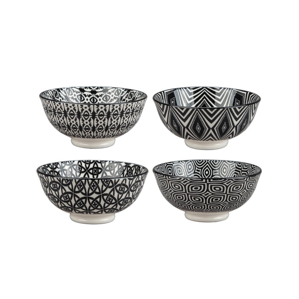 Andante Black & White Bowls