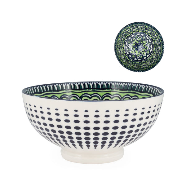 Kiri Porcelain Bowl - Mandala - Large