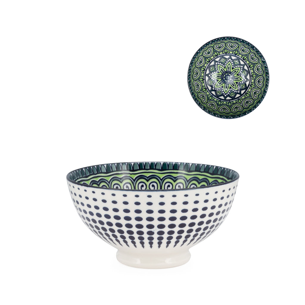 Kiri Porcelain Bowl - Mandala - Medium