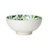 Kiri Porcelain Bowl - Teal Filigree - Large