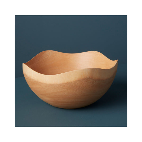 Mango Wood Wave Edge Bowl
