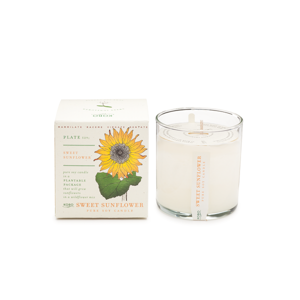 Seeds Collection Soy Candle: Sweet Sunflower