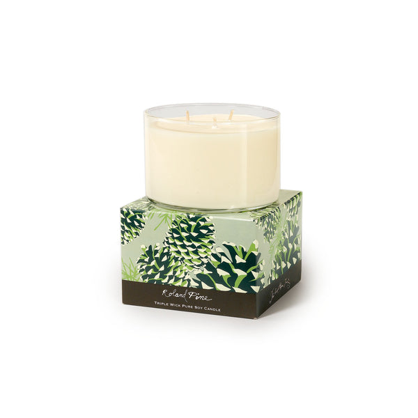 Roland PineTriple Wick Soy Candle