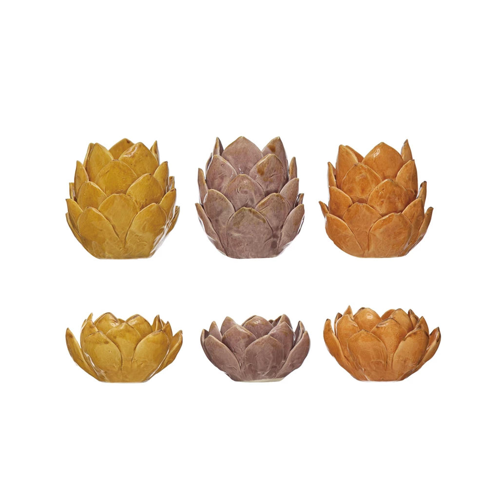Artichoke Shaped Tealight Holders