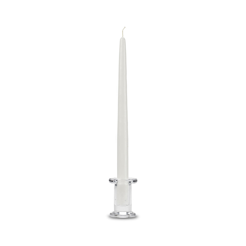 Glass Taper Candleholder - Round