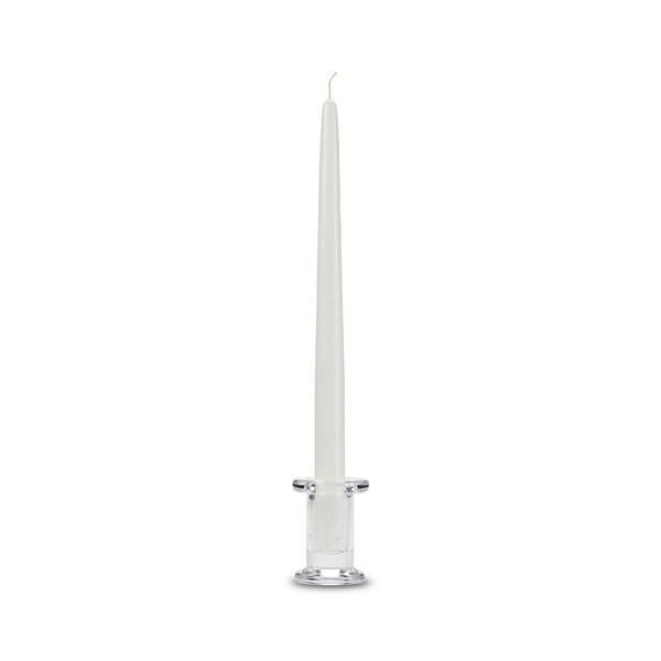 Glass Taper Candleholder - Round