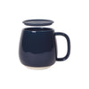 Lidded Tinted Stoneware Mugs - Midnight