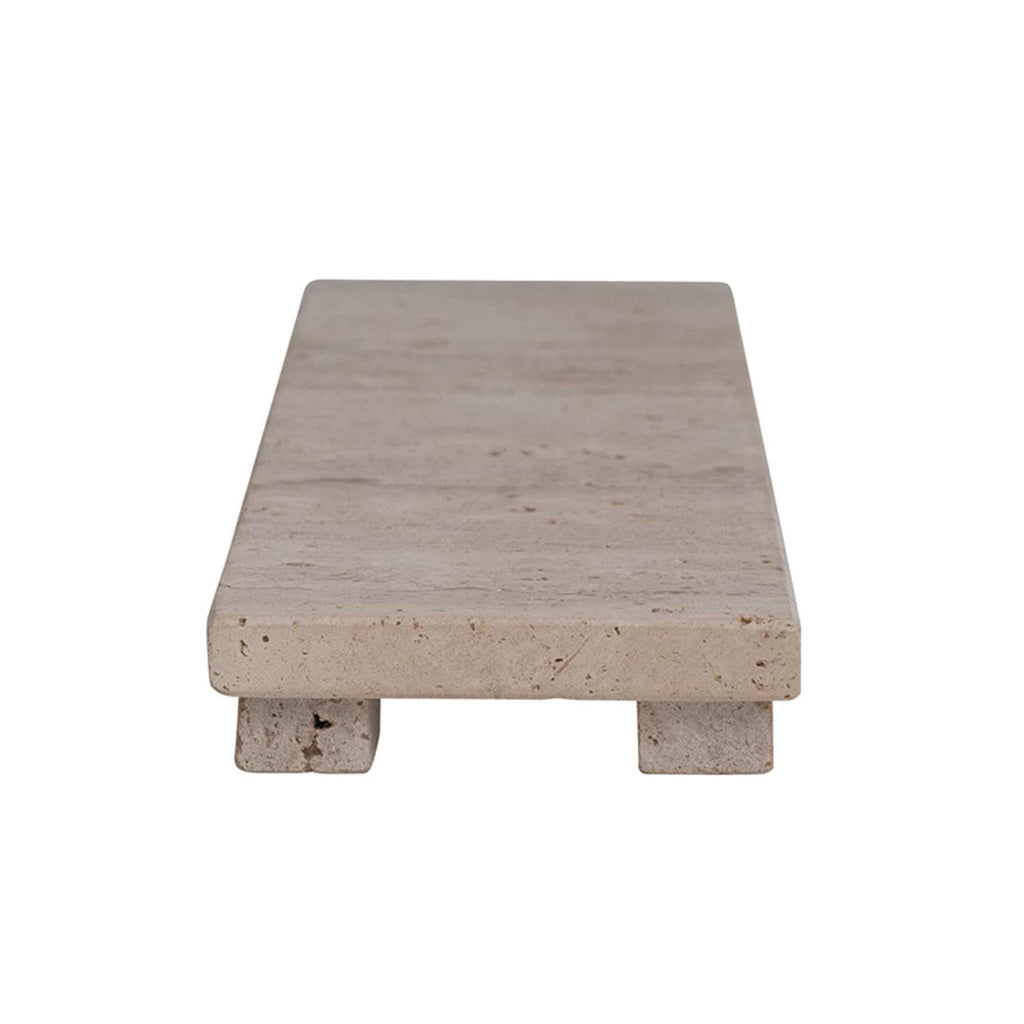 Travertine Footed Serving Board