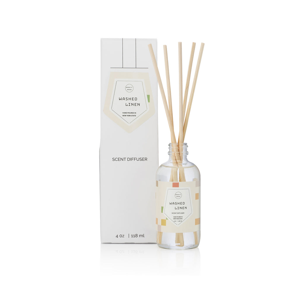 Pastiche Collection 4 oz Reed Diffusers - Washed Linen