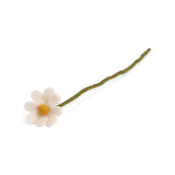 Felt Anemone Flowers - White
