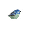 Hand-painted Stoneware Birds - Blue