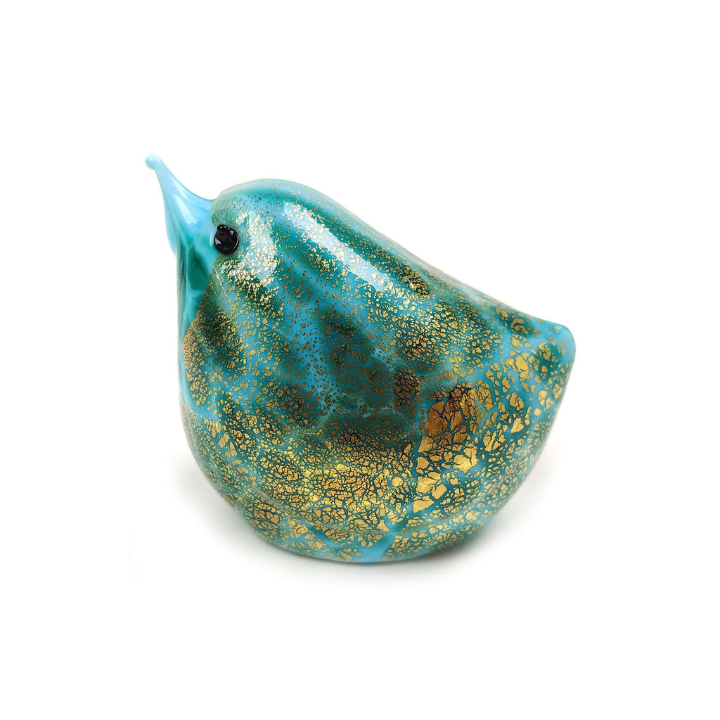 Murano Glass Little Bird Collection - Aqua Bird of Healing