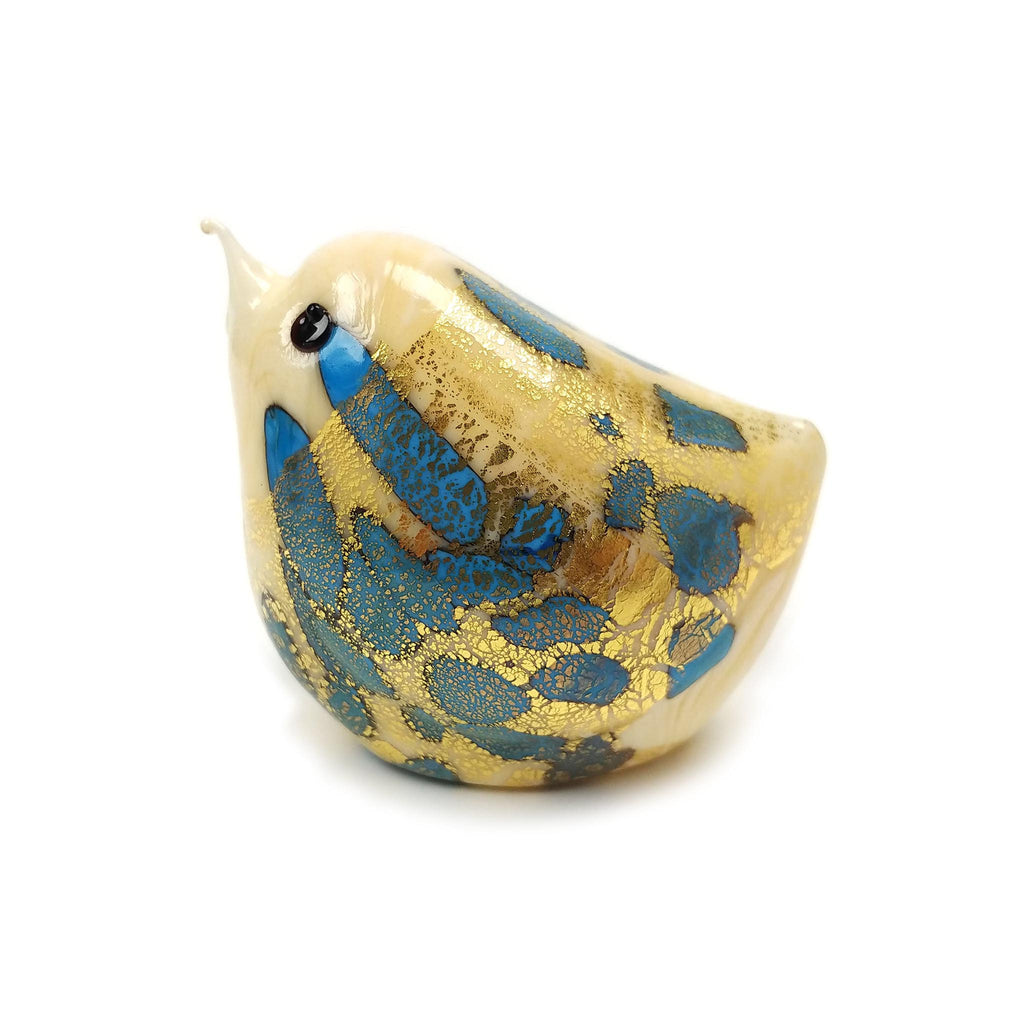 Murano Glass Little Bird Collection - Ivory Bird of Guidance