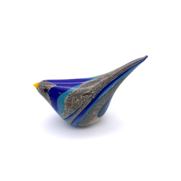 Murano Glass Lucky Lido Birds - Blue
