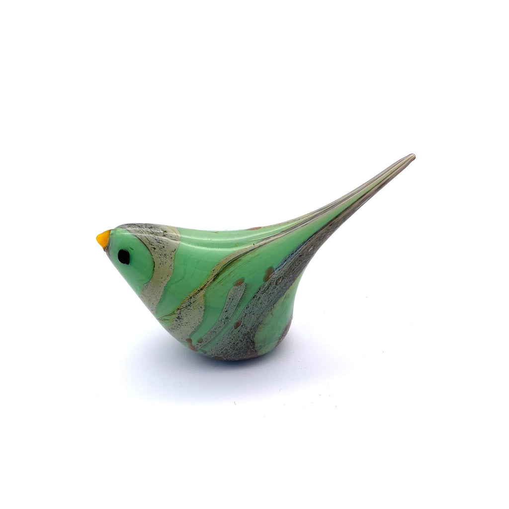 Murano Glass Lucky Lido Birds - Green