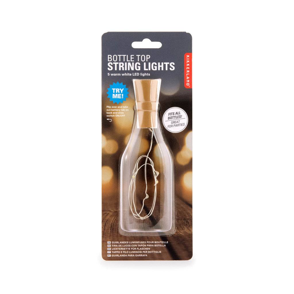 Bottle Top String Lights - in package