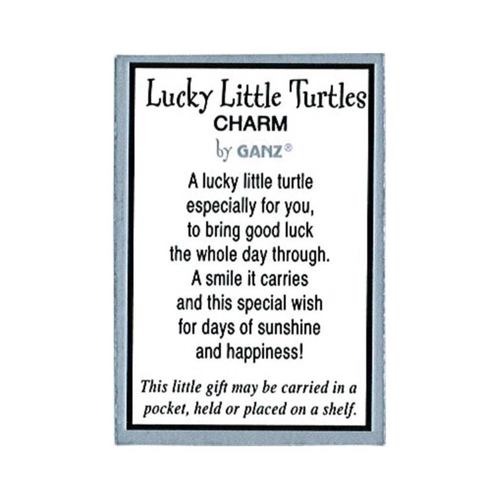 Animal Pocket Charm- Turtle -card