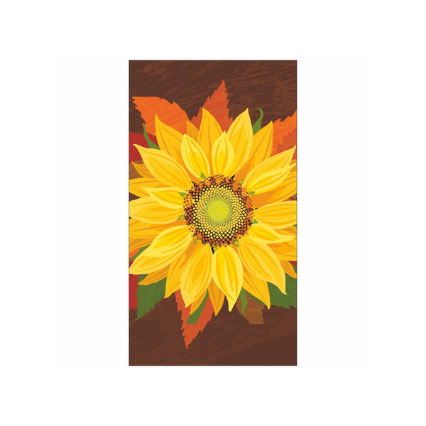 October Sunflower Guest Towels