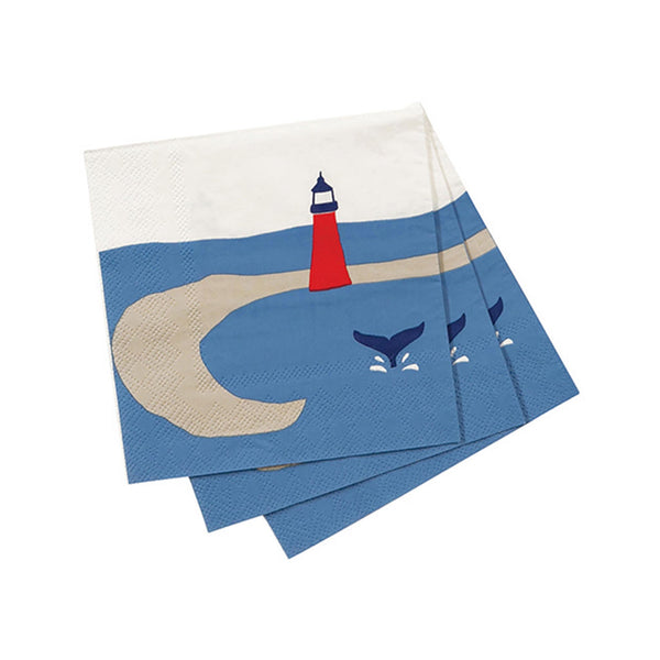 Seaside Lighthouse Beverage Napkins
