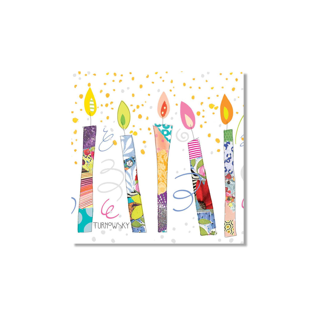Birthday Candles Luncheon Napkins