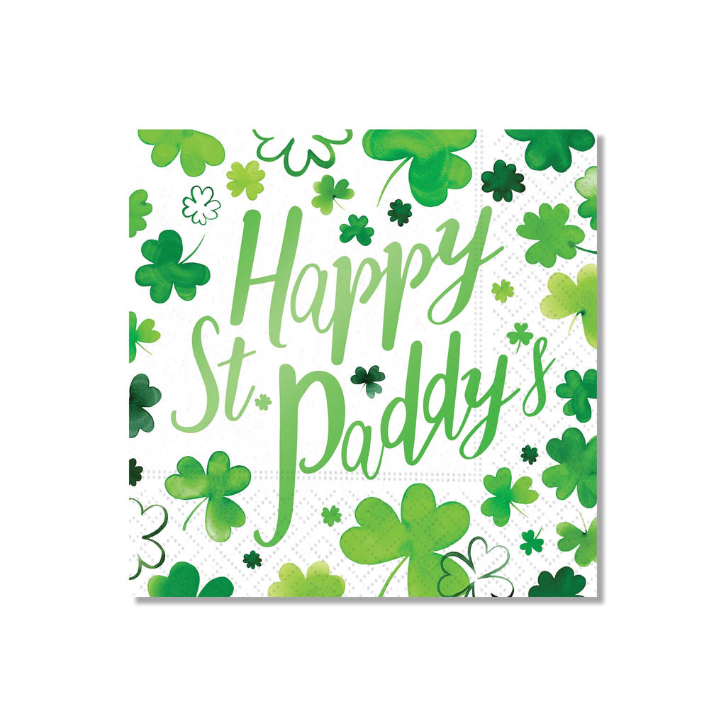 Happy St. Paddy's Beverage Napkins