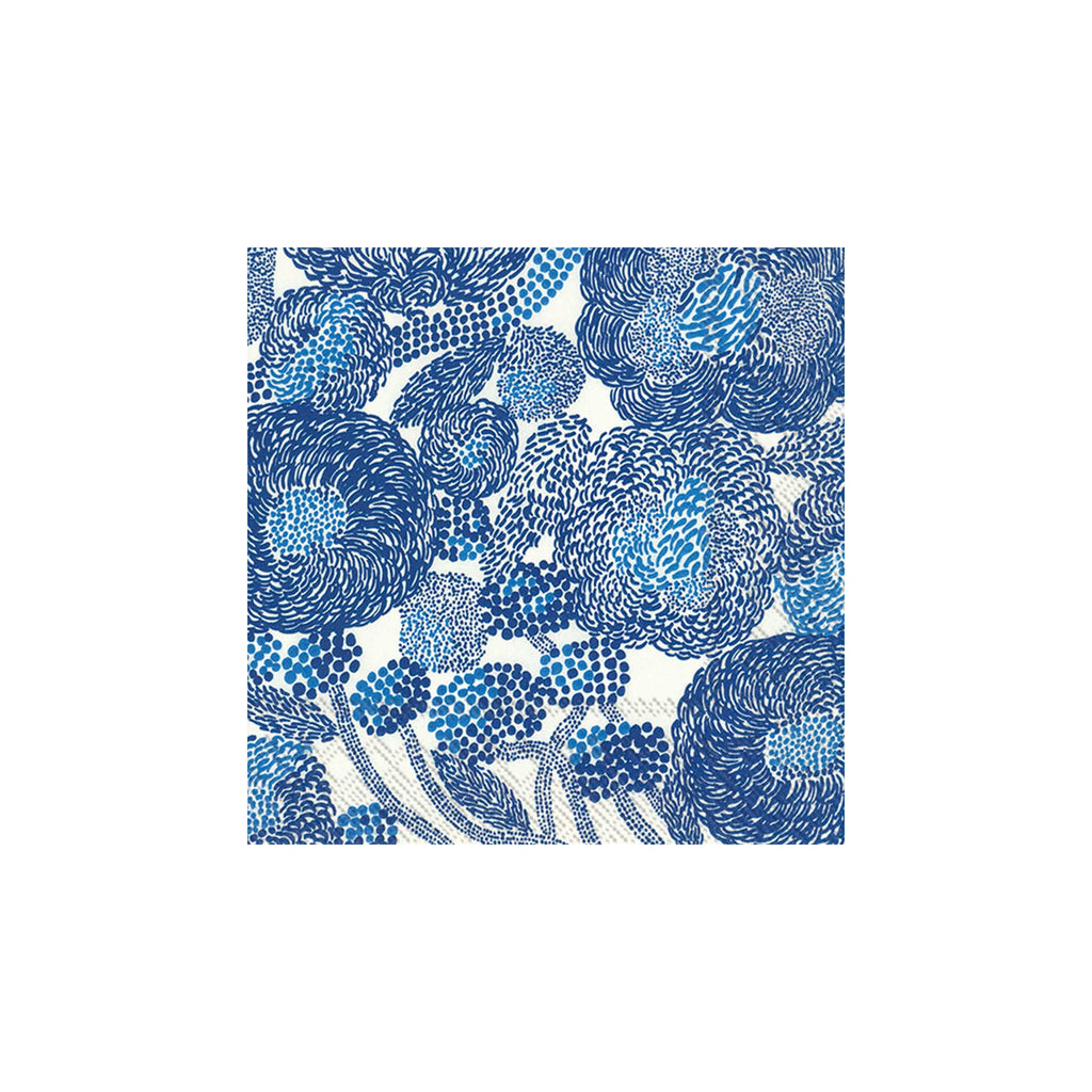 Marimekko Mynsteri Cream & Blue Luncheon Napkins