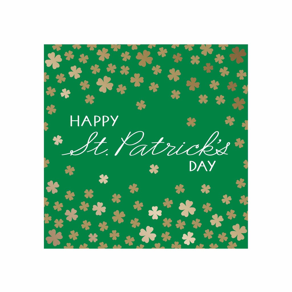 Shamrock Sparkle Beverage Napkins