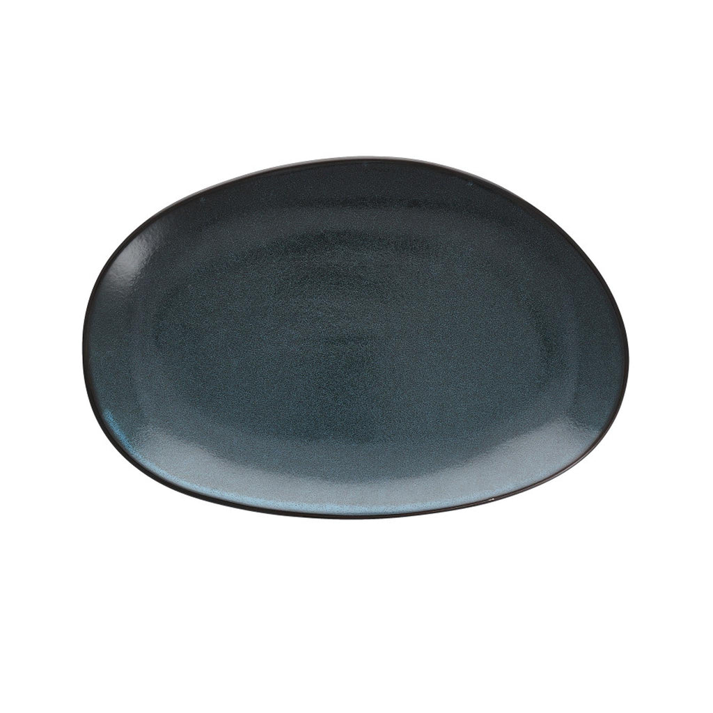 Ston Serving Platter - Blue Speckle