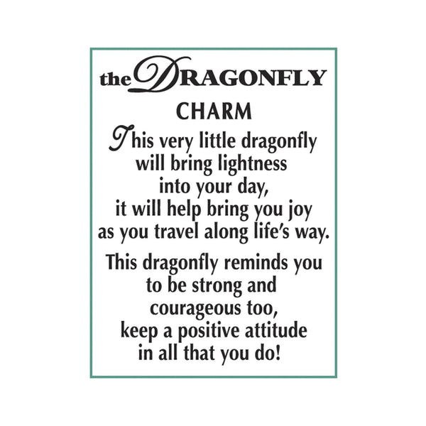 Dragonfly Charm - card