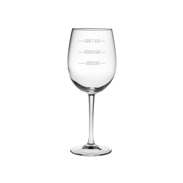 Don't Ask Wine Glass