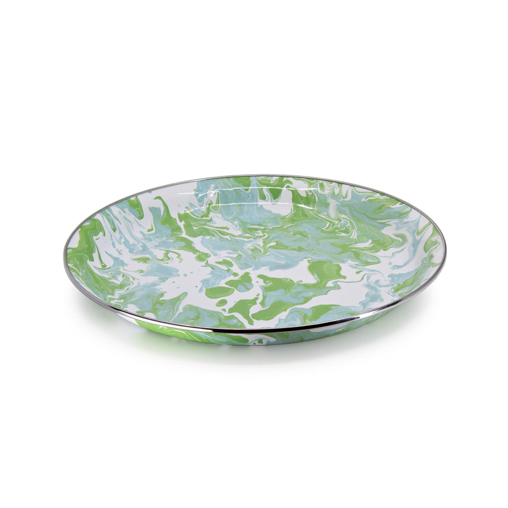 Enamelware Medium Tray: Modern Monet