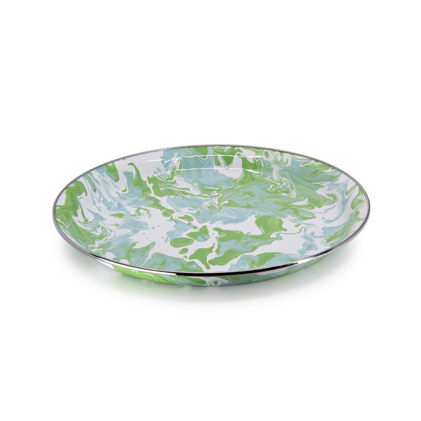 Enamelware Medium Tray: Modern Monet