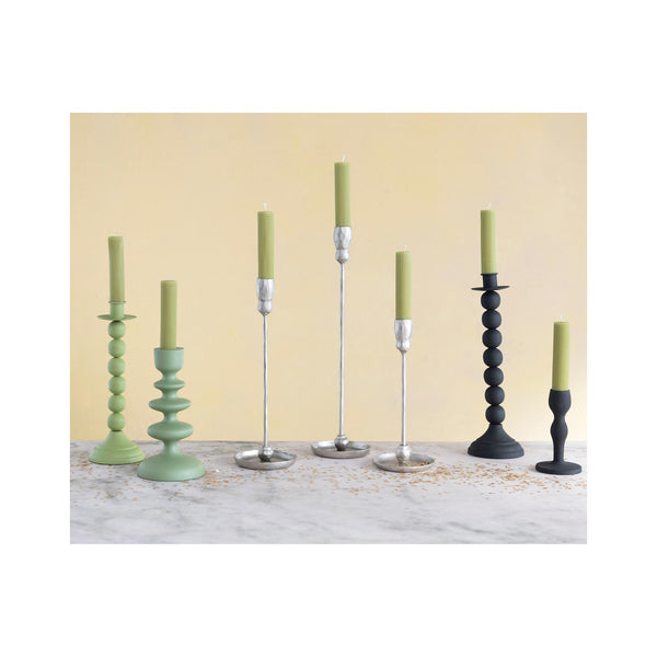 Hand-forged Iron Taper Candleholders - in grouping