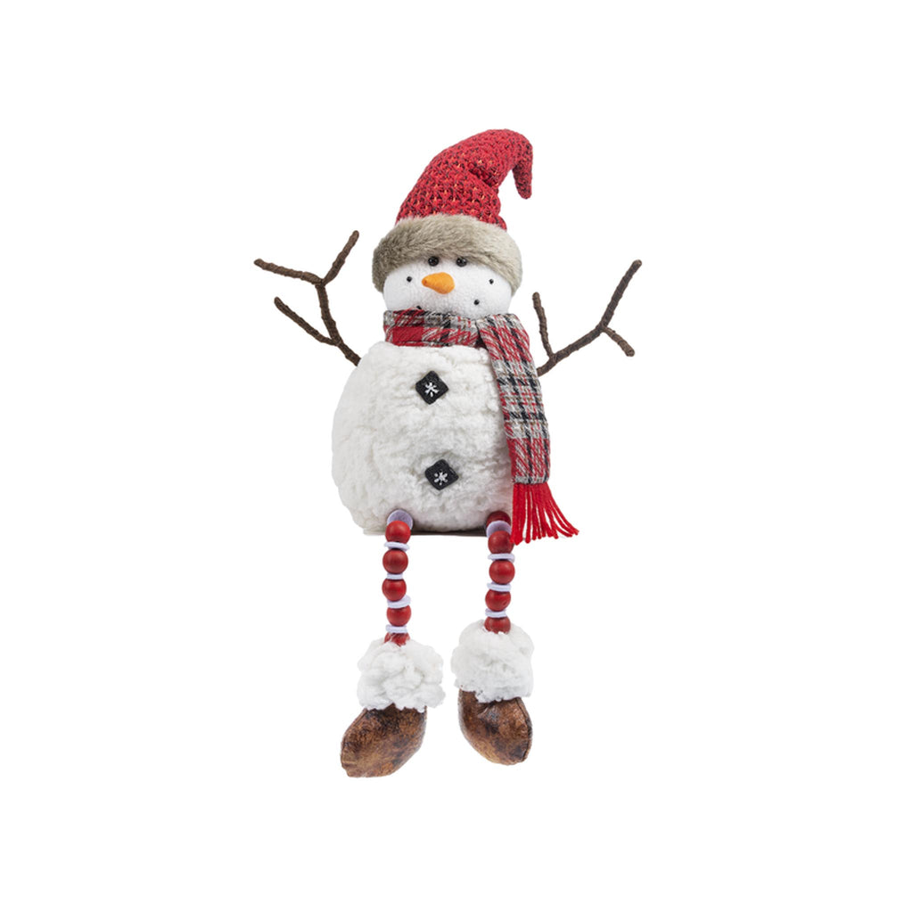 Snowman Shelf Sitters - Red Hat